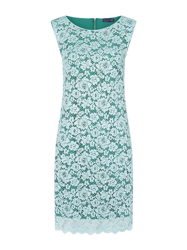 HotSquash HotSquash Рокля  светлосиньо / смарагдово зелено