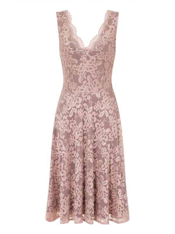 HotSquash HotSquash Рокля за коктейл  бледорозово