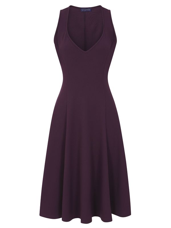 HotSquash HotSquash Рокля за коктейл  тъмнолилаво