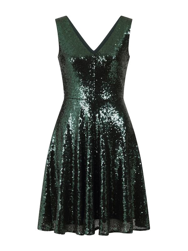 HotSquash HotSquash Рокля за коктейл  зелено