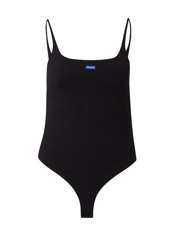 HUGO Blue HUGO Blue Блуза боди 'Nadrine_B'  кралско синьо / черно / бяло