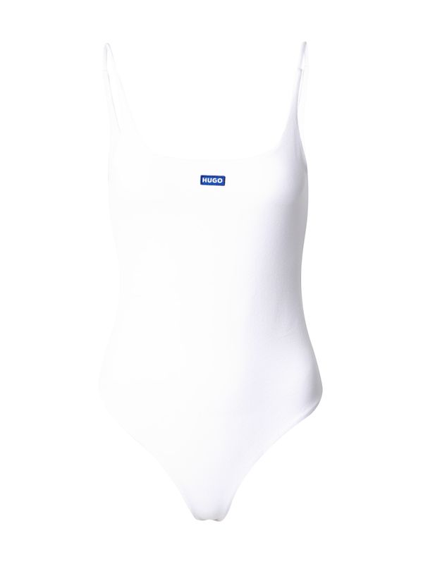 HUGO Blue HUGO Blue Блуза боди 'Nadrine_B'  синьо / бяло