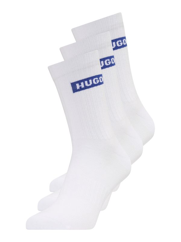 HUGO Blue HUGO Blue Къси чорапи  синьо / бяло
