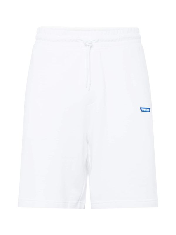 HUGO Blue HUGO Blue Панталон 'Nasensio'  лазурно синьо / бяло