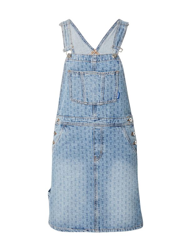 HUGO Blue HUGO Blue Пола с тиранти 'Garli B'  син деним / светлосиньо