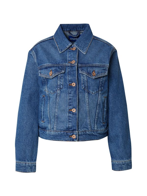 HUGO Blue HUGO Blue Преходно яке 'Anouk'  син деним