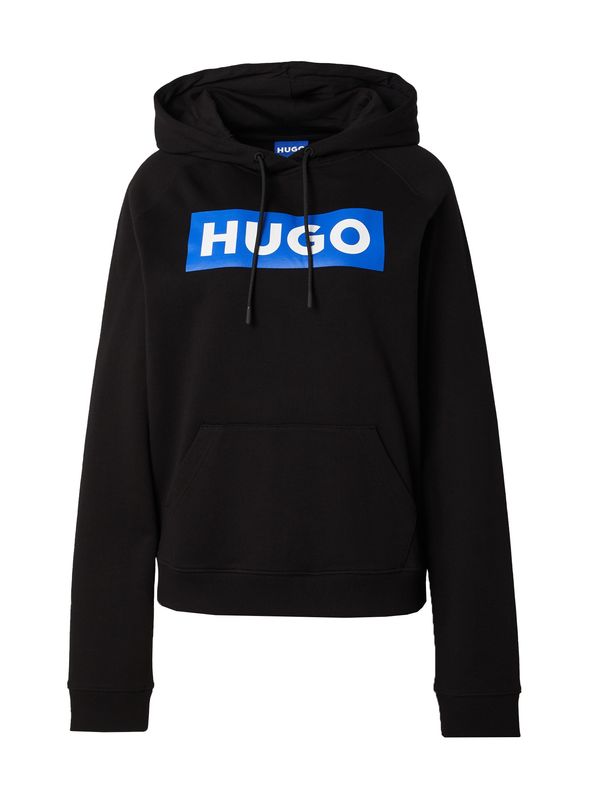 HUGO Blue HUGO Blue Суичър 'Dariane'  лазурно синьо / черно / бяло