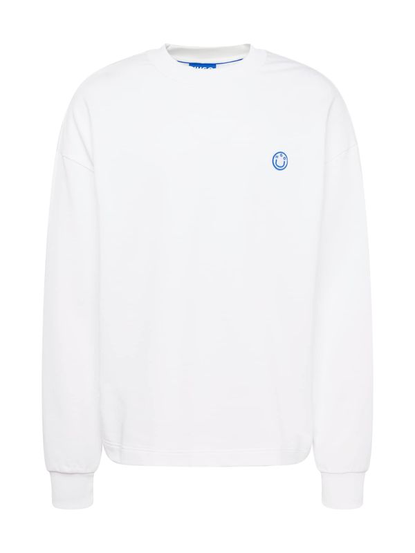 HUGO Blue HUGO Blue Суичър 'Ninnyo'  синьо / бяло