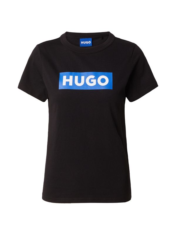 HUGO Blue HUGO Blue Тениска 'Classic'  синьо / черно / бяло