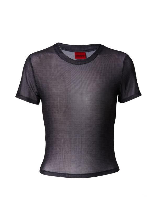 HUGO Blue HUGO Blue Тениска 'Dadini'  черно