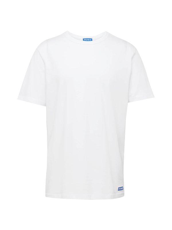 HUGO Blue HUGO Blue Тениска 'Naolo'  синьо / бяло