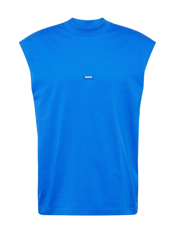 HUGO Blue HUGO Blue Тениска 'Navertz'  кралско синьо / бяло