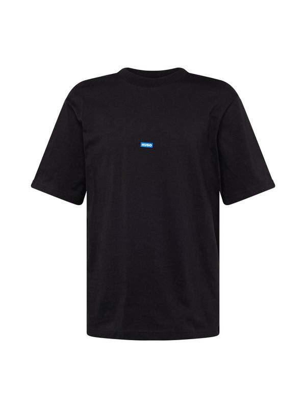 HUGO Blue HUGO Blue Тениска 'Nieros'  светлосиньо / черно / бяло