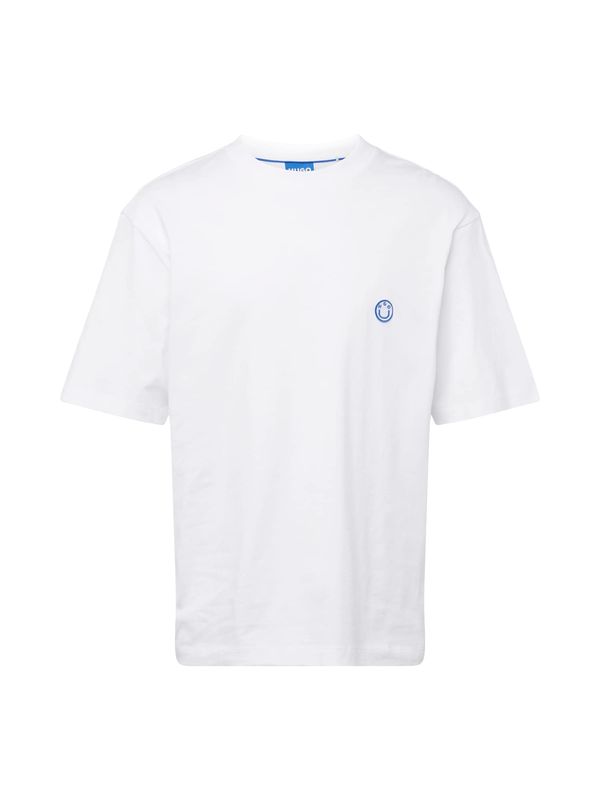 HUGO Blue HUGO Blue Тениска 'Niley'  синьо / бяло