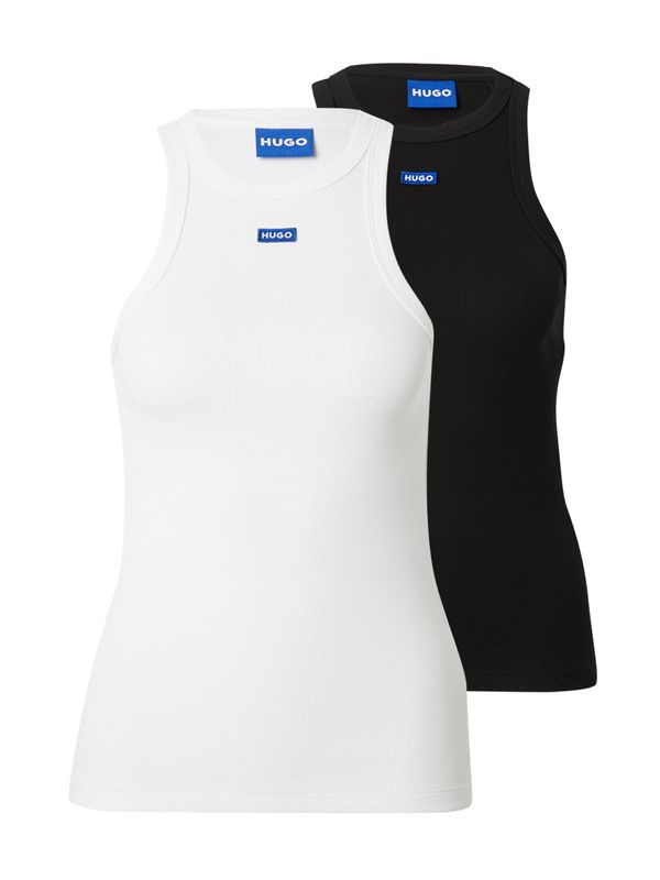 HUGO Blue HUGO Blue Топ 'Delabry_B_2'  синьо / черно / бяло