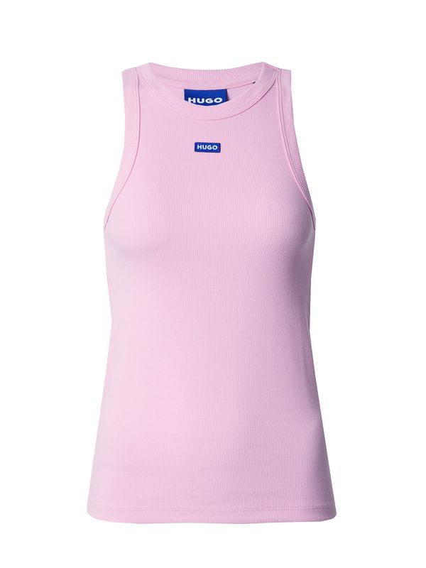 HUGO Blue HUGO Blue Топ  кралско синьо / бледорозово / бяло