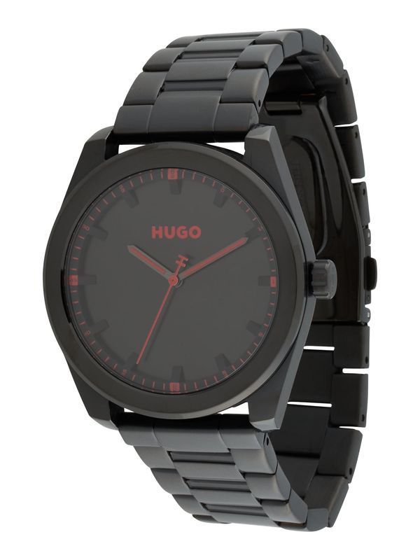 HUGO Red HUGO Red Аналогов часовник  червено / черно