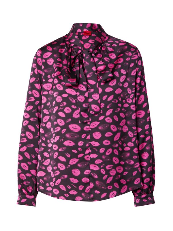 HUGO Red HUGO Red Блуза 'Cisena-1'  фуксия / черно