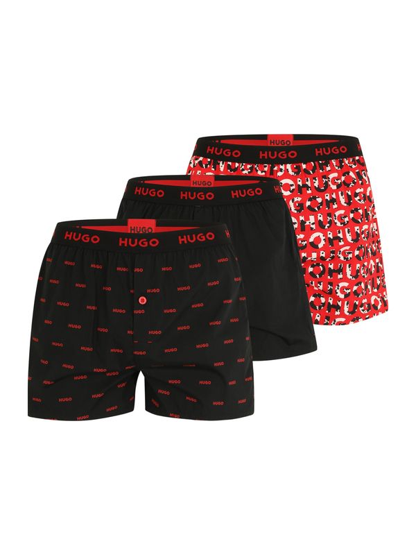 HUGO Red HUGO Red Боксерки  червено / черно / бяло