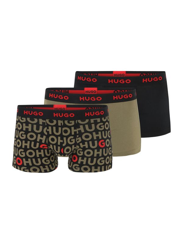 HUGO Red HUGO Red Боксерки  каки / червено / черно