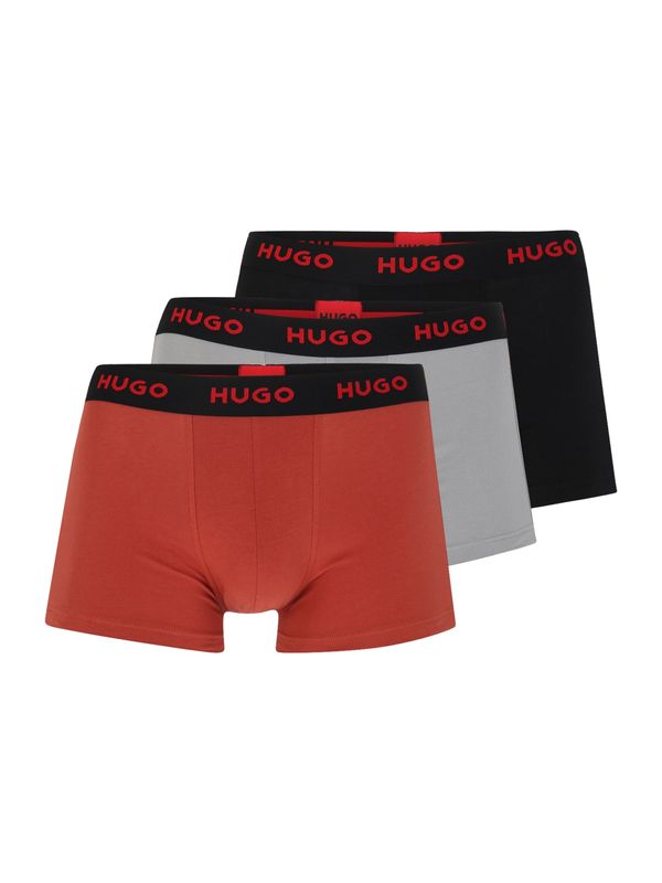 HUGO Red HUGO Red Боксерки  сиво / червено / черно