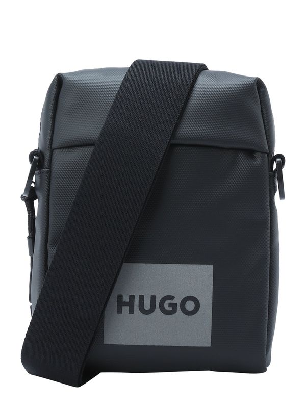 HUGO Red HUGO Red Чанта за през рамо тип преметка 'Quantum'  графитено сиво / черно