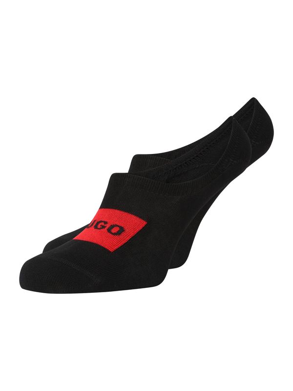 HUGO Red HUGO Red Дамски чорапи тип терлици  червено / черно