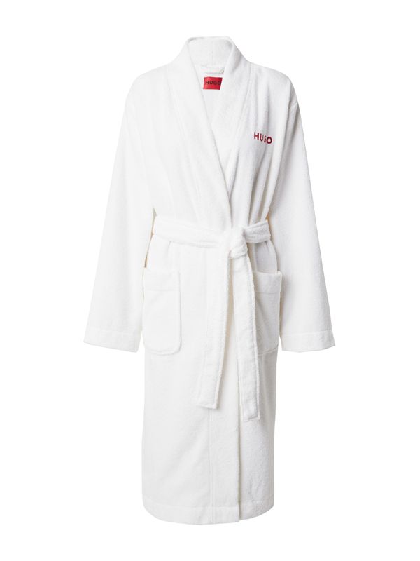 HUGO Red HUGO Red Дълъг халат за баня  червено / бяло