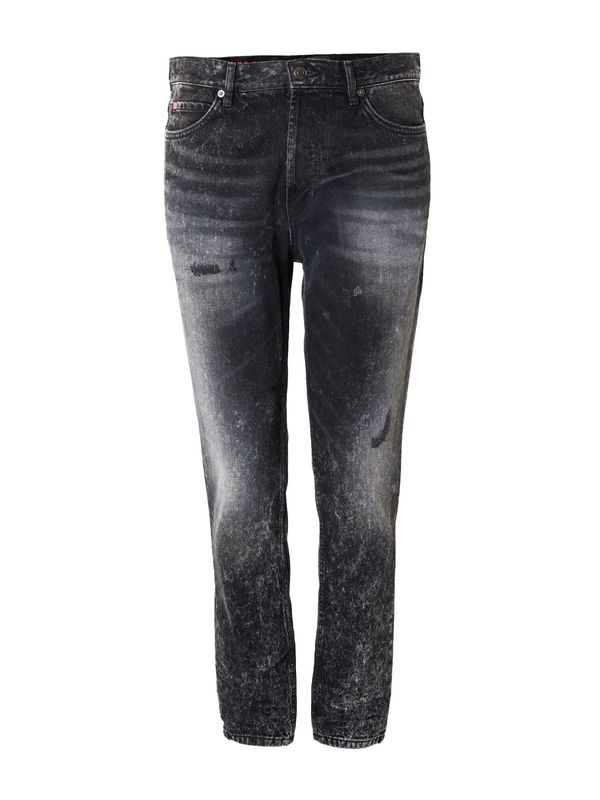 HUGO Red HUGO Red Дънки  антрацитно черно / сив деним / ярко червено / черно