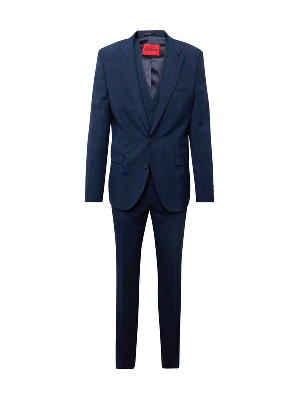 HUGO Red HUGO Red Костюм 'Arti Hesten'  нейви синьо / тъмносиньо / огнено червено