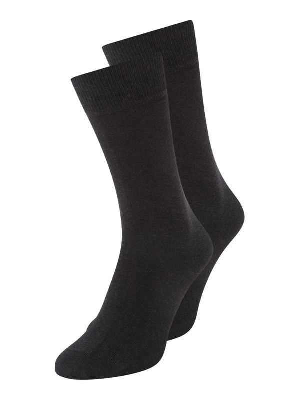 HUGO Red HUGO Red Къси чорапи  антрацитно черно / тъмночервено