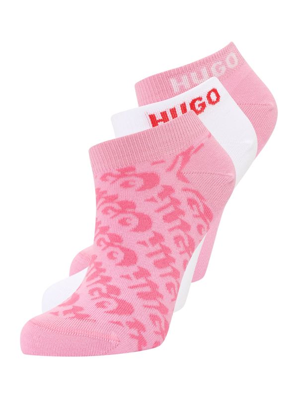 HUGO Red HUGO Red Къси чорапи  бледорозово / питая / червено / бяло