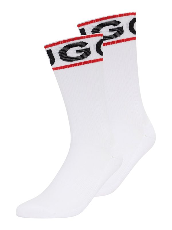 HUGO Red HUGO Red Къси чорапи  червено / черно / бяло