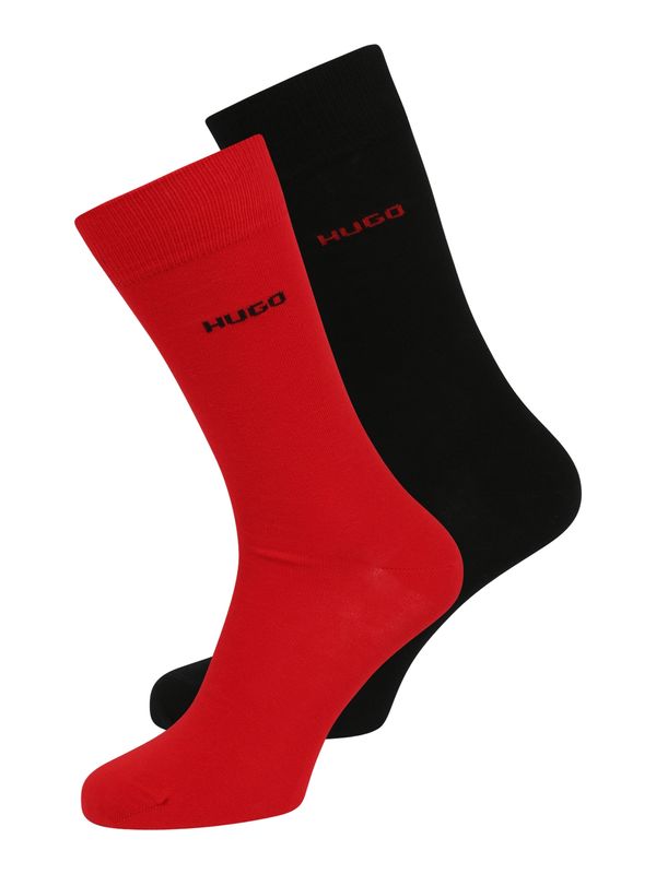 HUGO Red HUGO Red Къси чорапи  червено / черно