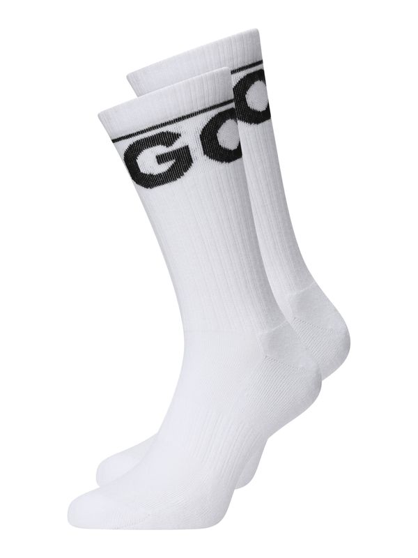 HUGO Red HUGO Red Къси чорапи 'ICONIC'  черно / бяло