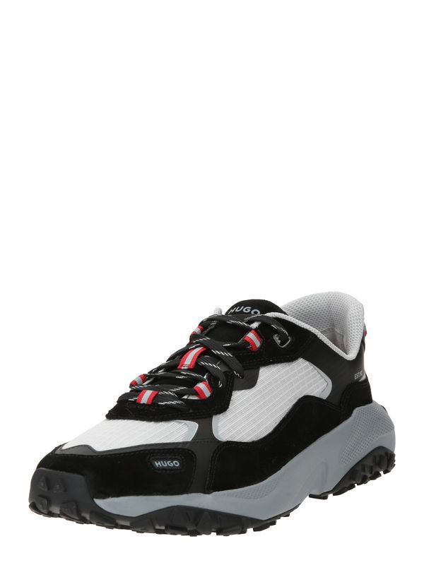 HUGO Red HUGO Red Ниски маратонки 'GO1ST Dbth'  сиво / червено / черно / бяло