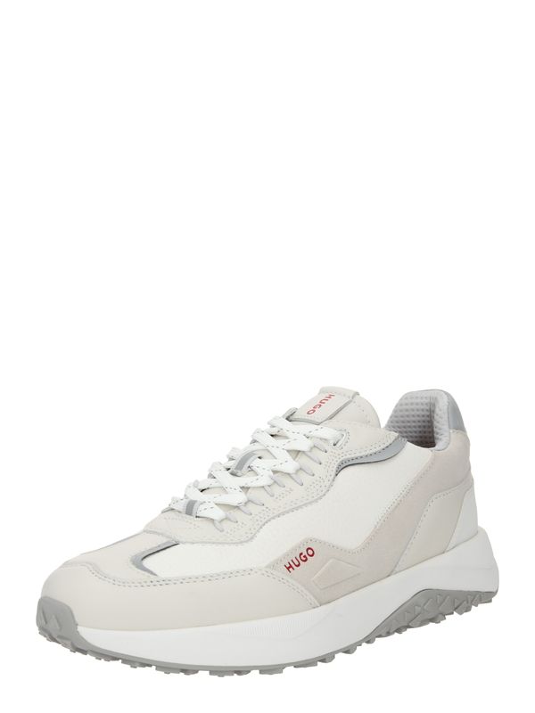 HUGO Red HUGO Red Ниски маратонки 'Kane'  бежово / сиво / червено / бяло