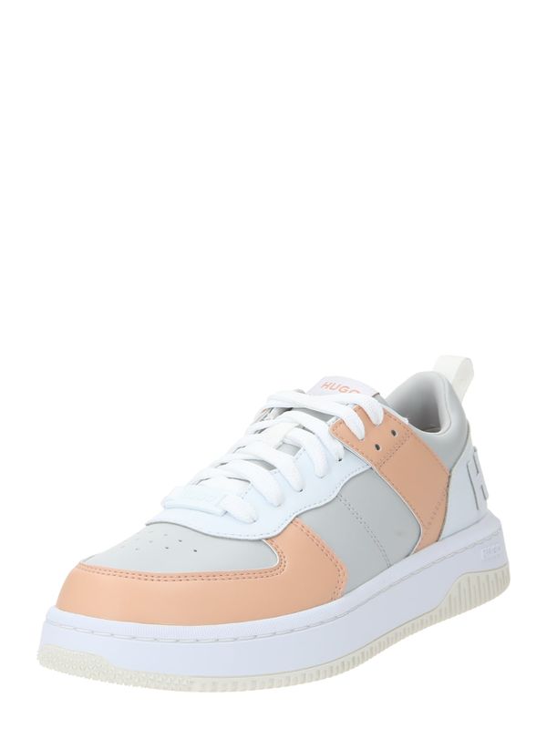 HUGO Red HUGO Red Ниски маратонки 'Kilian Tenn'  сиво / праскова / бяло