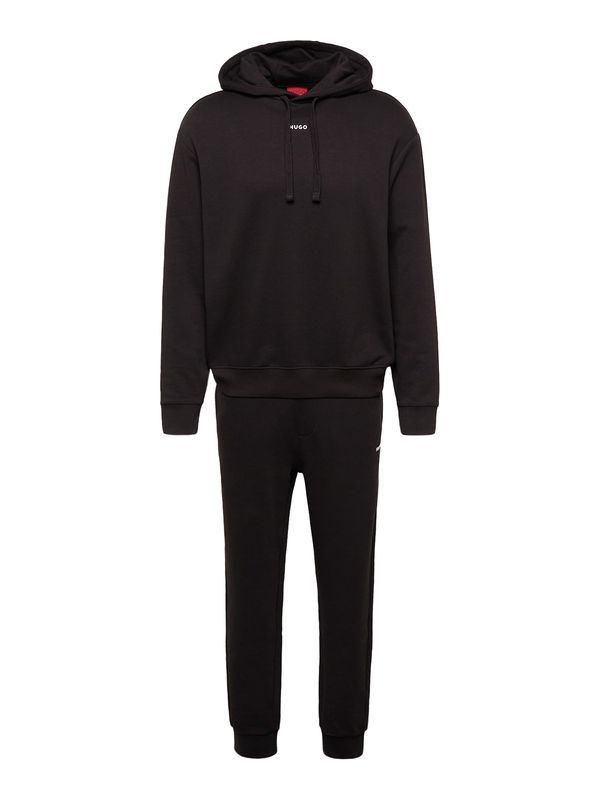 HUGO Red HUGO Red Облекло за бягане 'Dapo Dayote'  черно / бяло