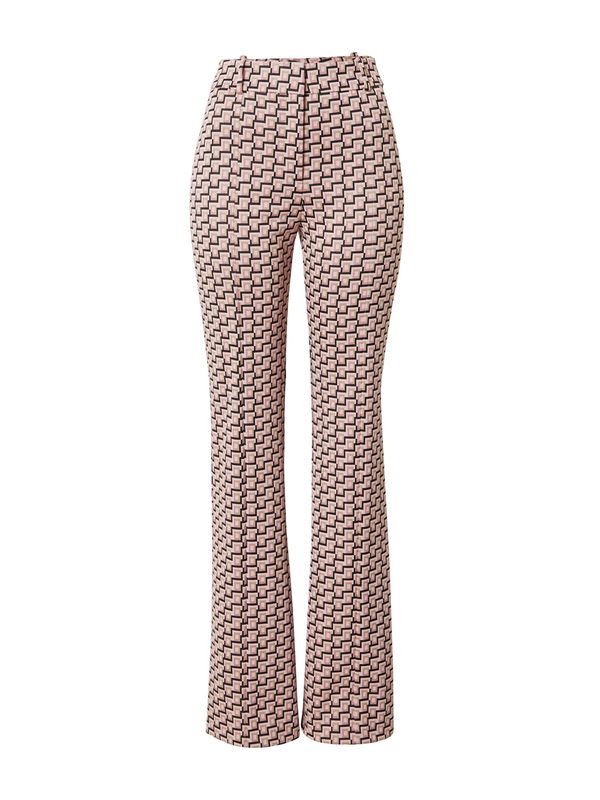 HUGO Red HUGO Red Панталон 'Haflare'  бежово / бледорозово / светлорозово / черно