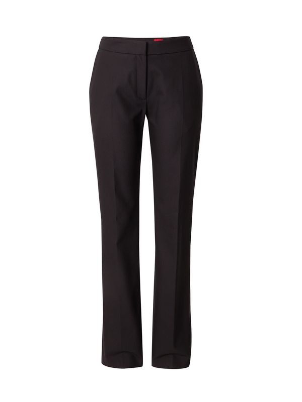 HUGO Red HUGO Red Панталон с ръб 'Haralie'  черно