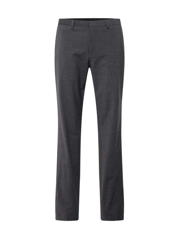 HUGO Red HUGO Red Панталон с ръб 'Hesten'  тъмносиво