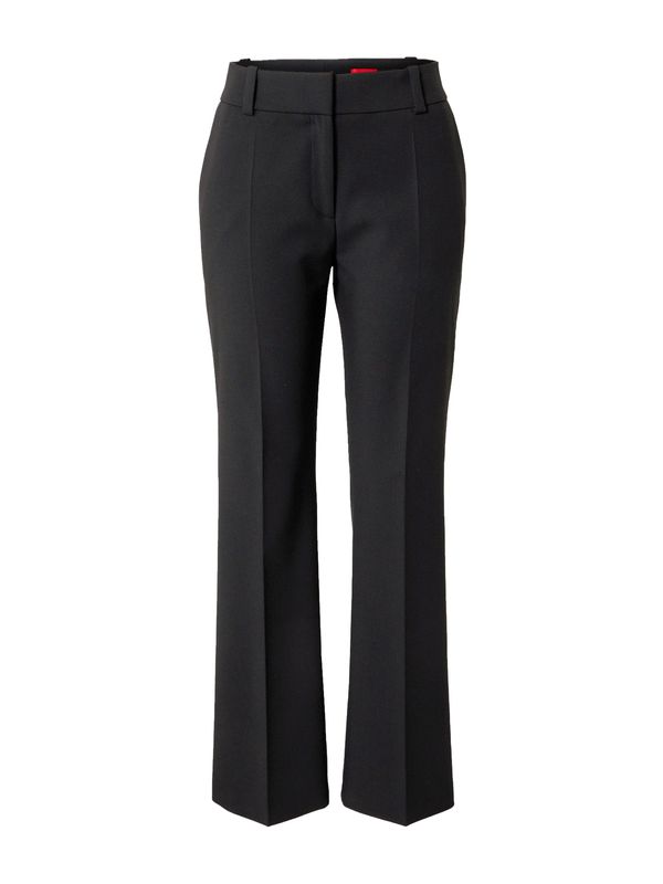 HUGO Red HUGO Red Панталон с ръб 'Hovani'  черно