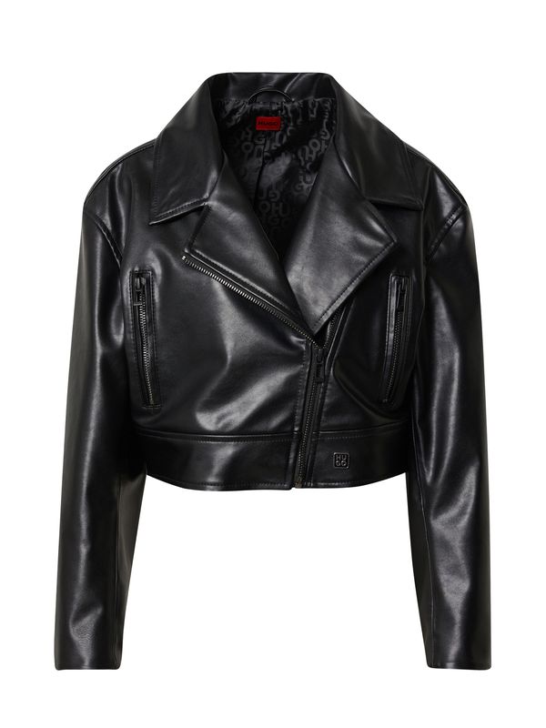 HUGO Red HUGO Red Преходно яке 'Abikas'  черно / бяло