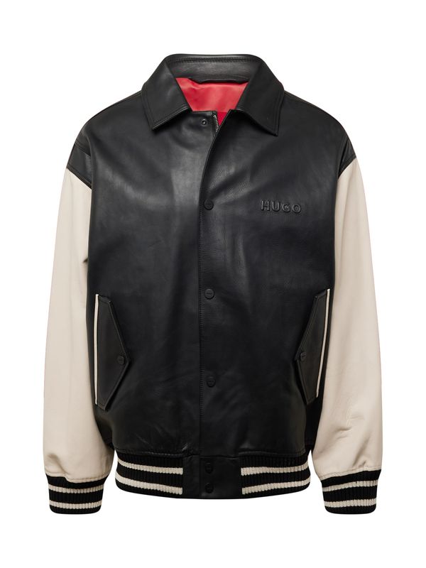 HUGO Red HUGO Red Преходно яке 'Lugos'  кремаво / черно