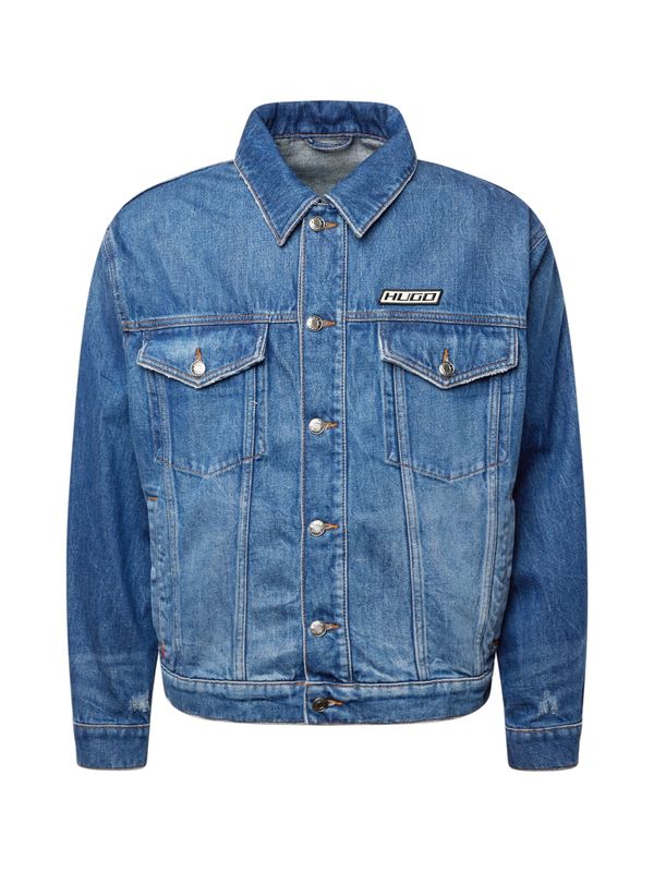 HUGO Red HUGO Red Преходно яке  син деним / черно / бяло