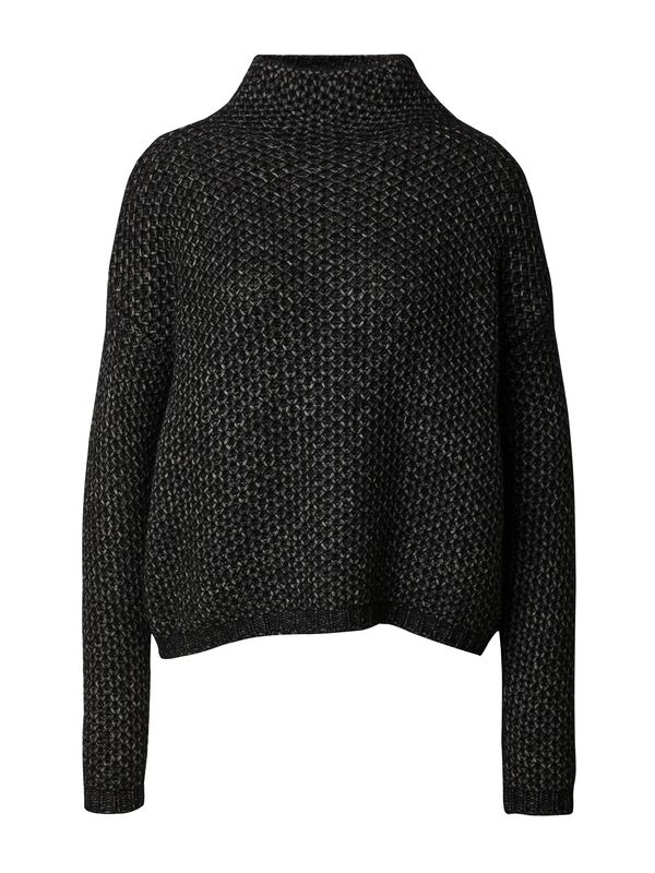 HUGO Red HUGO Red Пуловер 'Safineyn'  черен меланж