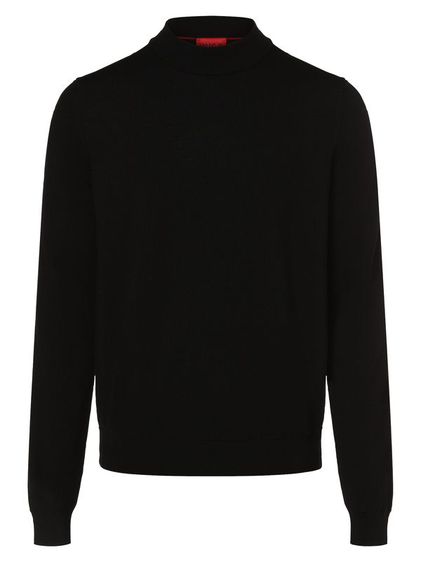 HUGO Red HUGO Red Пуловер 'San Matteo'  черно