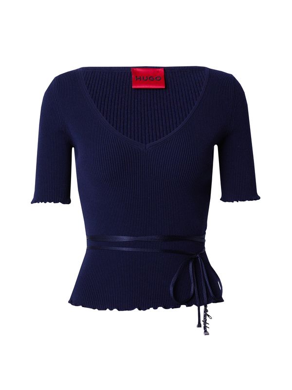 HUGO Red HUGO Red Пуловер 'Simble'  тъмносиньо