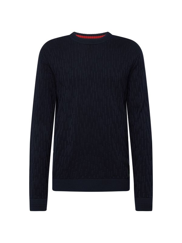 HUGO Red HUGO Red Пуловер 'Sovrain'  нейви синьо